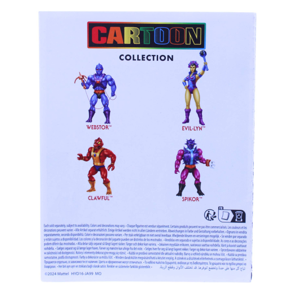 Masters of the Universe Cartoon Collection INT Mini-Comic (Figurenbeilage) zu Webstor und Evil-Lyn von Mattel